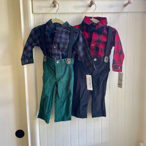 NWT Carter's 9M Boy Dress Shirt and Pants Combo Bundle